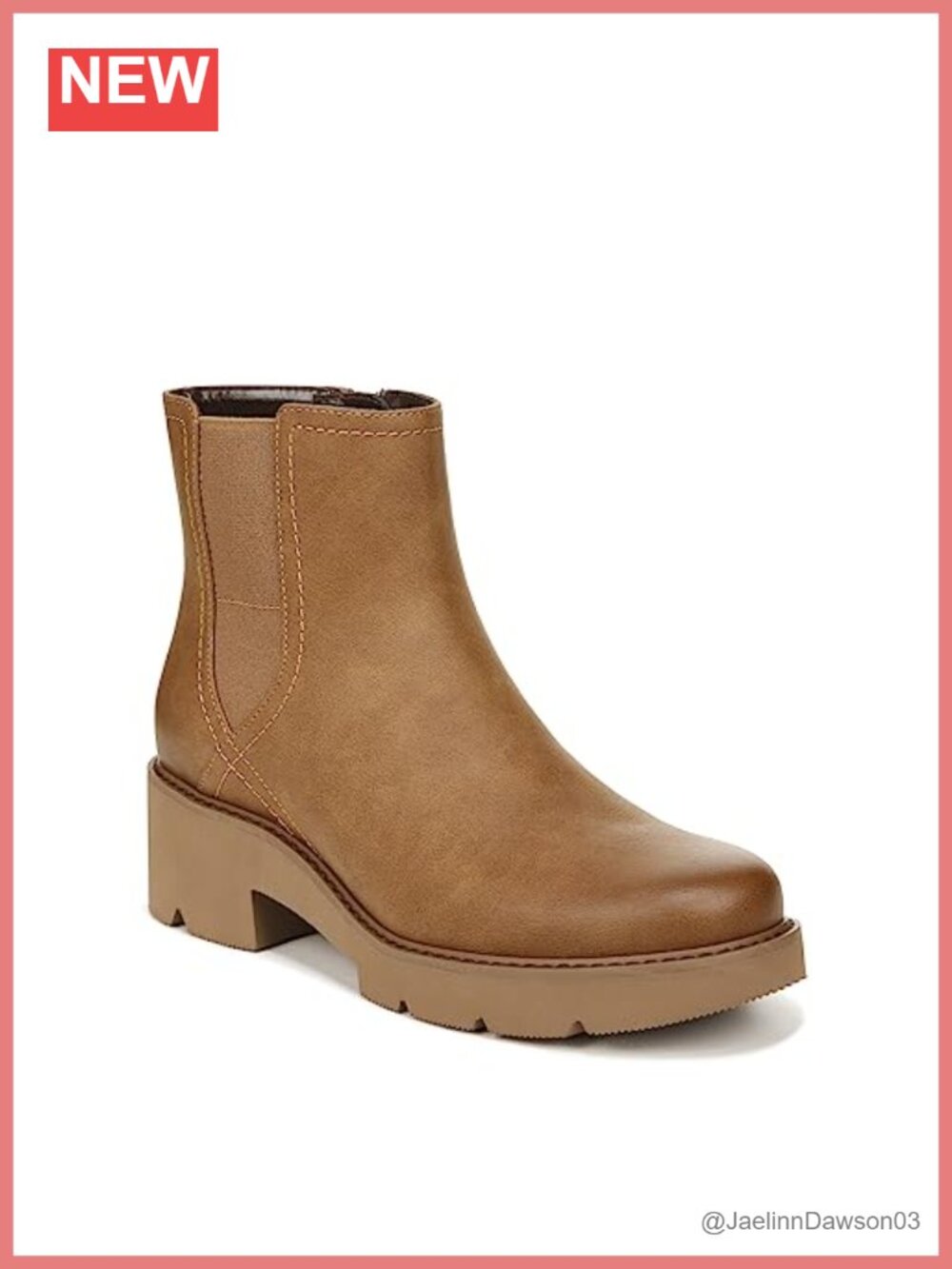 Naturalizer Cade Lug Sole Ankle Bootie Side Zip Comfort Women's
